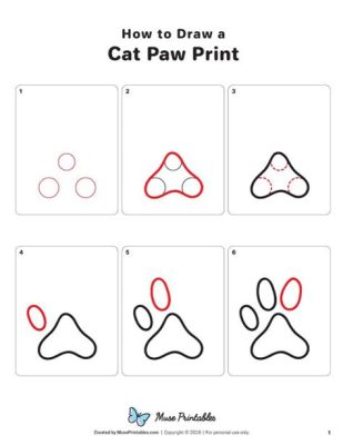 How to Draw a Paw Print Cat: A Creative Journey into the Art of Feline Illustration