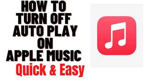 how to turn off auto play on apple music and why it's important to have control over your music playback